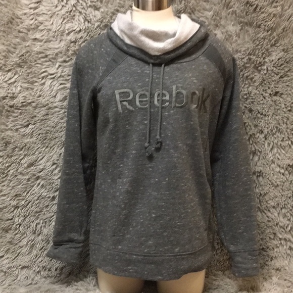Reebok Tops - Reebok Gray Hoodie Sweatshirt Size Medium M